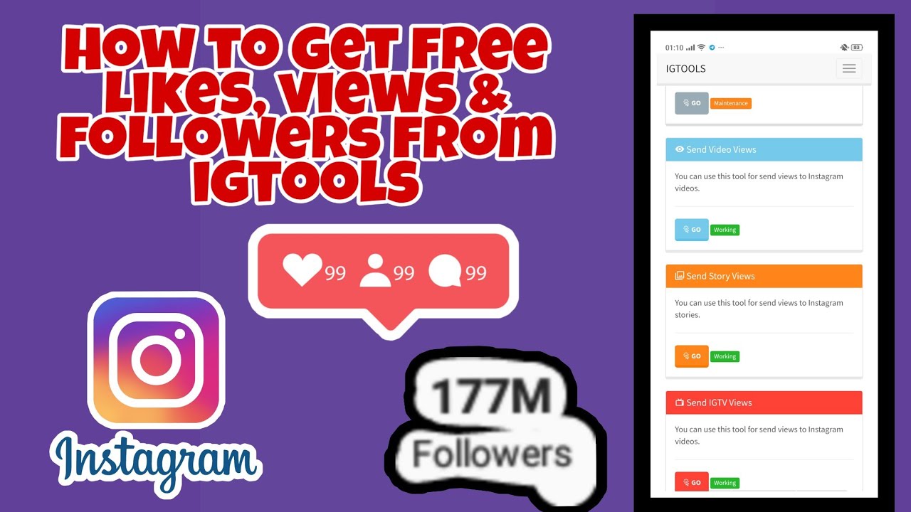IGTOOLS Net 2022: Free Instagram Followers and likes