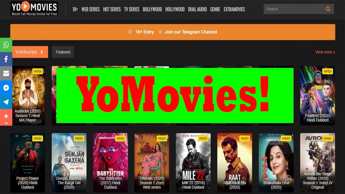 Yomovies 2022 – Top Illegal HD Movies Download Website